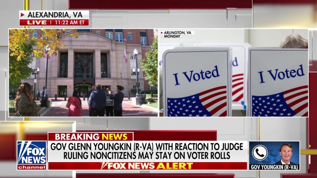 Virginia governor reacts to judge's ruling stopping state from removing citizens from voter rolls