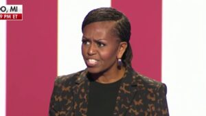 Michelle Obama claims Trump has an 'obvious mental decline' at Harris rally