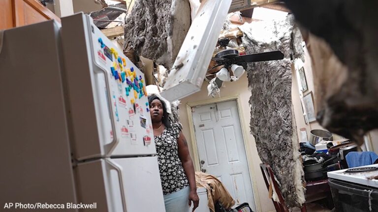 Photos show Floridians coping with damage from Hurricane Milton