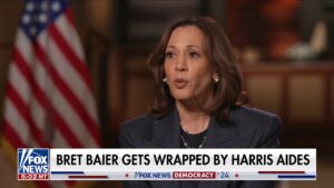 Trump's fault? Harris raises eyebrows with answer to Bret Baier