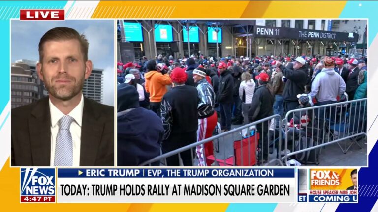 There is ‘tremendous symbolism’ in Trump’s MSG rally: Eric Trump