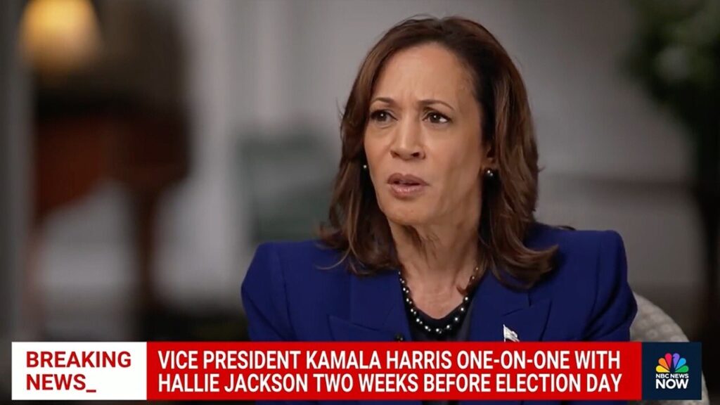 Kamala Harris says she won't make any concessions to Republicans on abortion