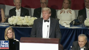 Montage: Trump cracks jokes at the Al Smith Dinner in New York City