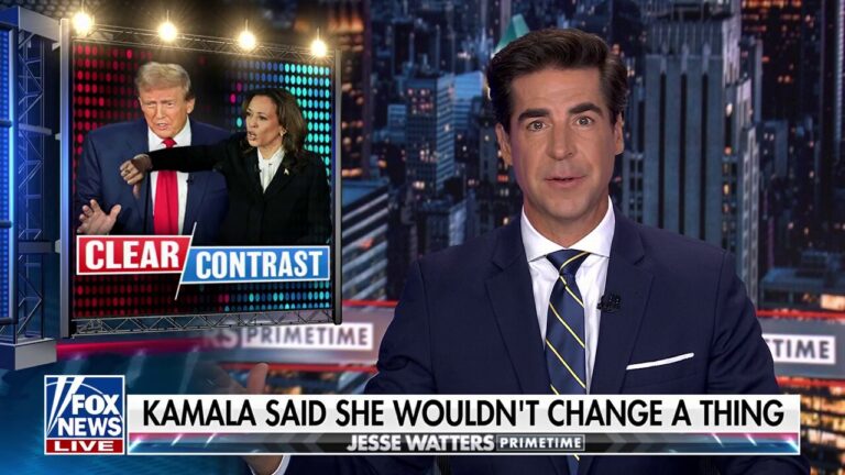 Kamala Harris’ faltering candidacy threatens the ‘end’ of the Obama-Biden era: Watters