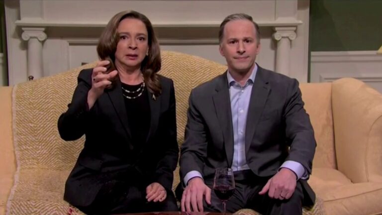 'SNL' mocks Kamala Harris watching Walz, Vance 'vibing' in VP debate skit