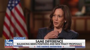 Kamala Harris defiantly asserts her presidency ‘will not’ be an extension of Biden’s