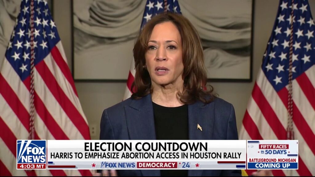 Harris campaign emphasizes abortion access at Houston rally