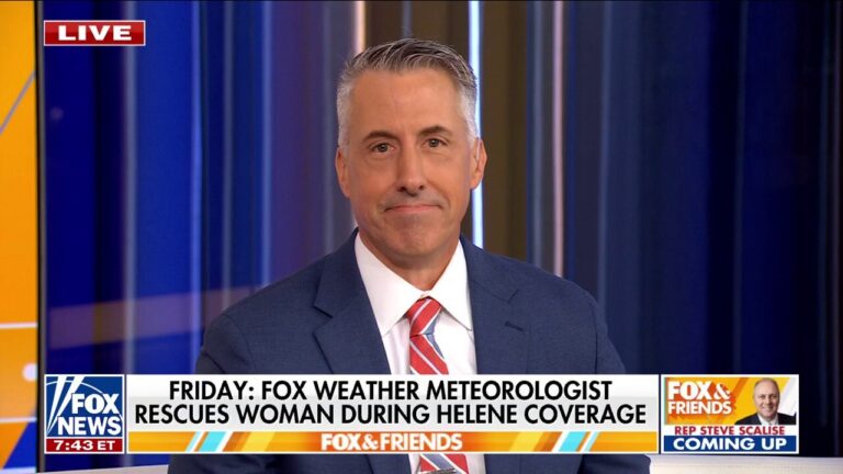 FOX Weather reporter recounts rescuing a woman from Hurricane Helene floodwaters