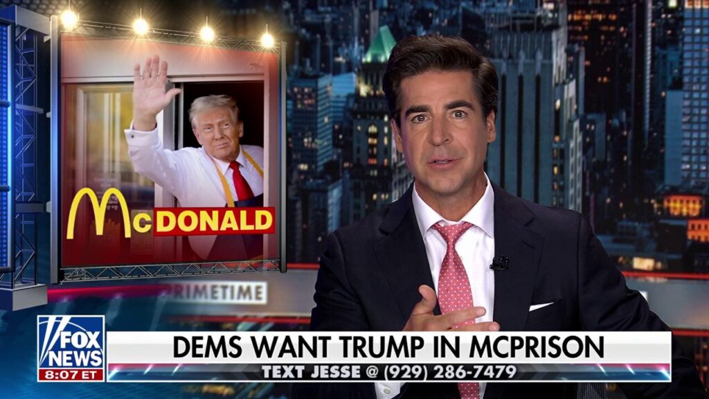 Trump has a 'middle class' food palette: Jesse Watters