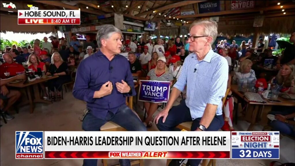 Sean Hannity rips Biden-Harris response to Hurricane Helene: 'National disgrace'