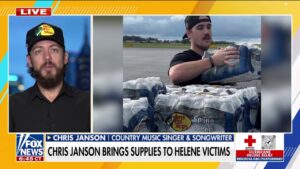 Country star Chris Janson stepping in to help Hurricane Helene victims