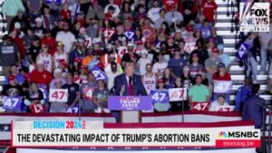 Media, Democrats warn Trump will threaten women's lives if elected