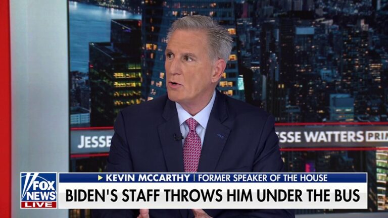 Kevin McCarthy calls out 'desperation' from Vice President Kamala Harris