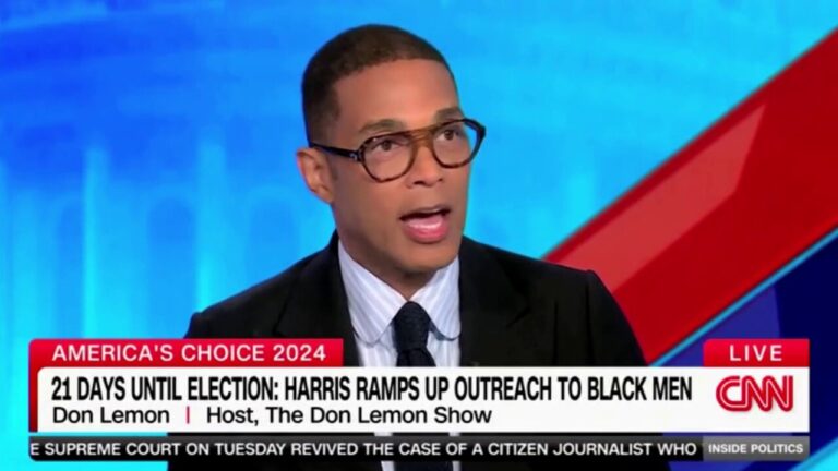 Don Lemon says he had to 'correct' Black men who say they will vote for Trump