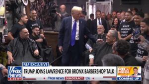 Trump joins Fox News at NYC barbershop hit hard by inflation