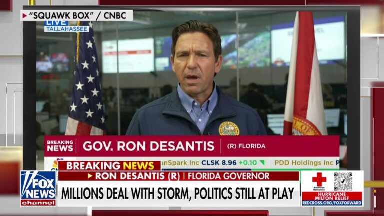 Gov. DeSantis fires back at Kamala Harris over hurricane feud: 'No role in this process'