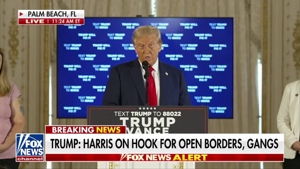 Trump says Harris runs 'a campaign of absolute hate'