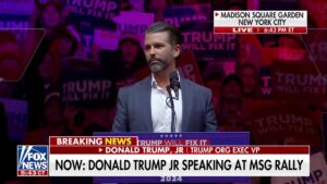 Donald Trump Jr. says the Democratic Party has 'forgotten' about Americans