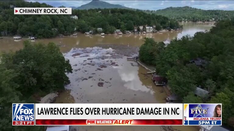 'Fox & Friends' flies over hurricane damage in NC with Samaritan's Purse