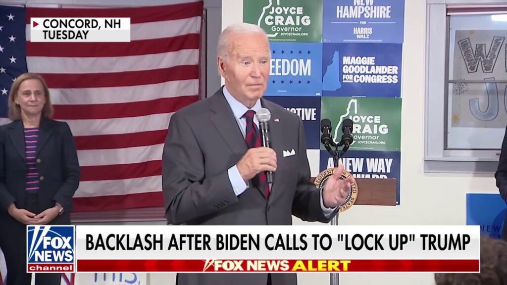 Biden made a bad 'gaffe' with 'lock him up' comments, looked 'old,' Democrat says