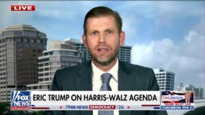 Walz has to ‘restore his reputation to the male voter’: Eric Trump