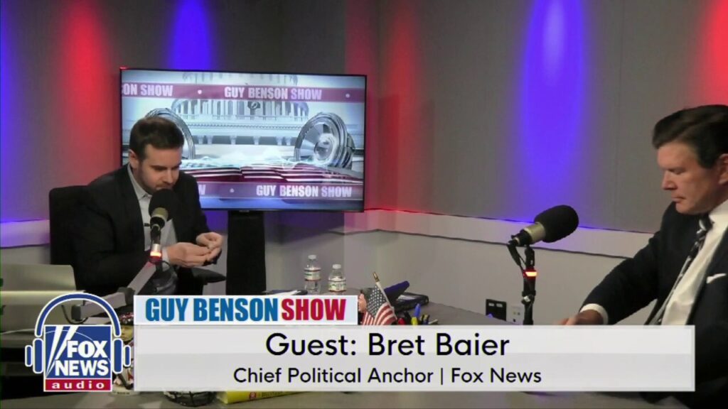 GUY BENSON SHOW: Bret Baier Joins the Show on Kamala Harris Interview, SNL Spoof, and Trump Atlantic Story