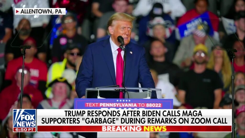 Trump responds to Biden calling supporters 'garbage': Worse than 'deplorables'