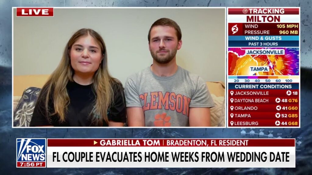 Florida couple who evacuated home: 'It's all terrifying'