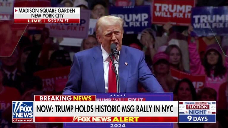 Trump vows to put 'America first' in closing remarks at MSG: 'We will win, win, win'