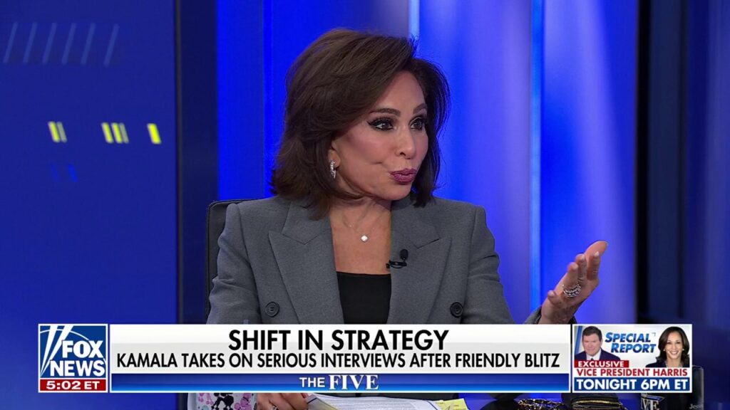 Judge Jeanine sounds off on Kamala Harris, says she’s either not competent or lying