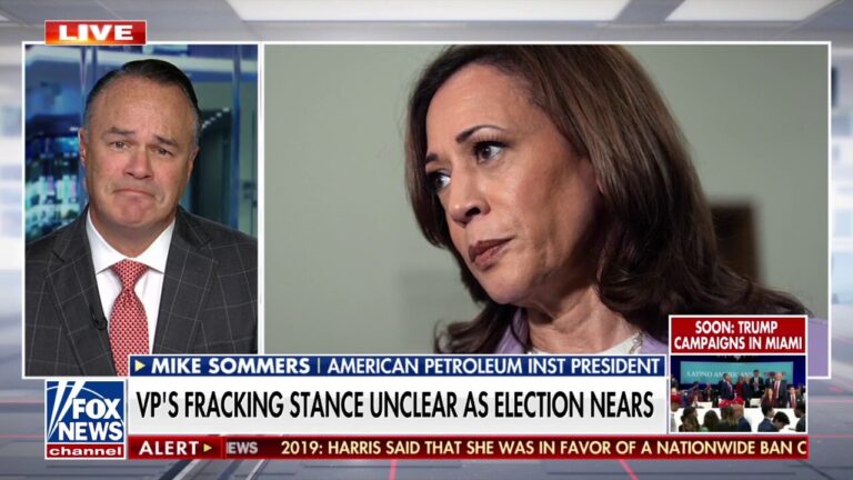 American Petroleum Institute calls out Kamala Harris' continued fracking confusion: 'Very concerning'