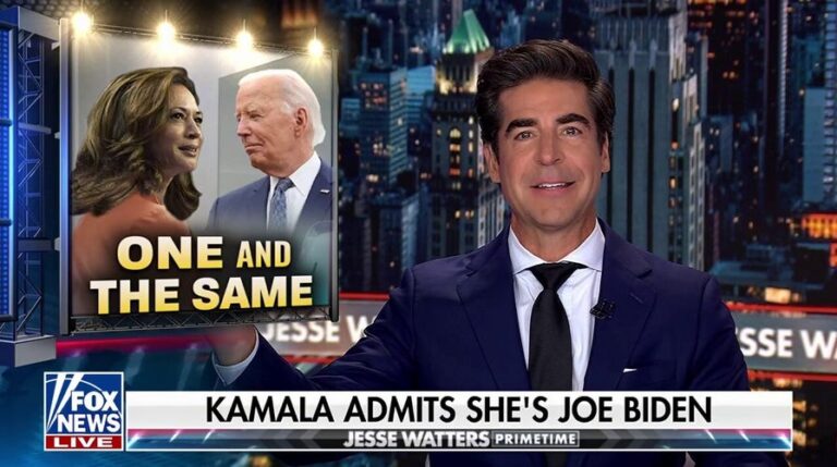 JESSE WATTERS: Kamala Harris just went on TV and said 'I'm more of the same'