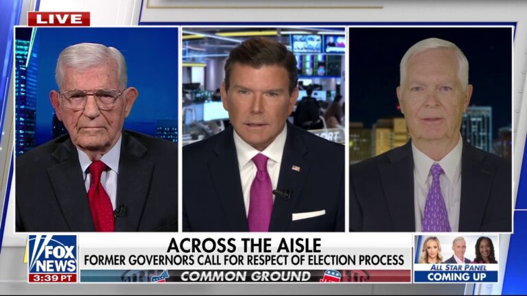 Former governors call for respect of the election process: 'No need to act like children'