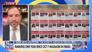 Rabbi Aryeh Lightstone calls out Harris-Walz for stance on anti-Israel protests: 'Where is the good?'