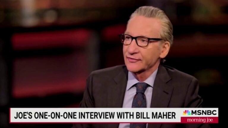 Bill Maher tells MSNBC Kamala Harris needs to convince undecided voters she's not part of 'worst excesses of the left'