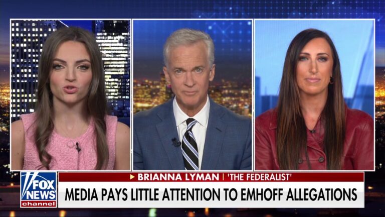 Media ignoring Doug Emhoff allegations should be a 'wake-up call for women across this country': Brianna Lyman