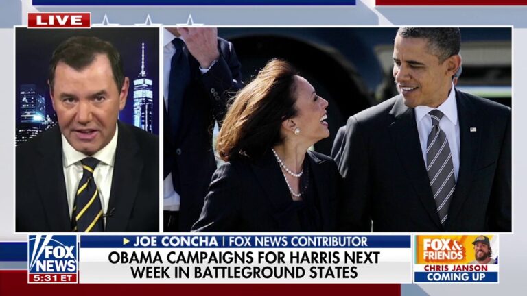 Joe Concha on Obamas, Cheneys campaigning for Harris: 'Momentum is clearly behind Donald Trump'