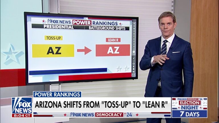 Final Fox News Power Rankings shift key battleground state to red