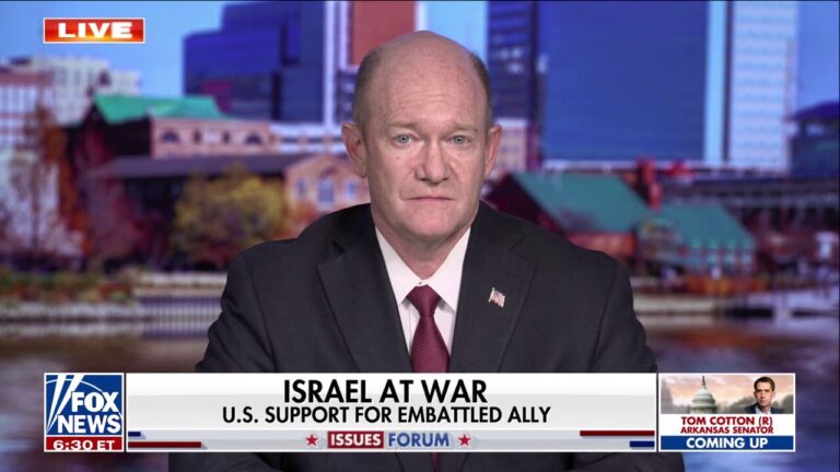 Biden and Harris have stood 'strongly' by Israel's side: Sen. Chris Coons