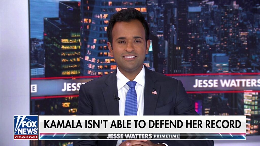 Vivek Ramaswamy says Harris ‘learned’ a new response to avoid giving an answer