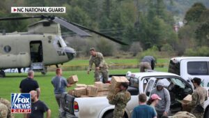 Hurricane Helene: US troops help with search and rescue efforts