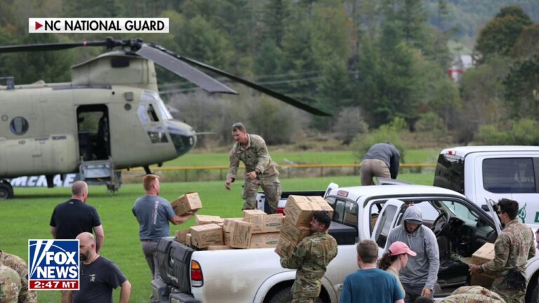 Hurricane Helene: US troops help with search and rescue efforts