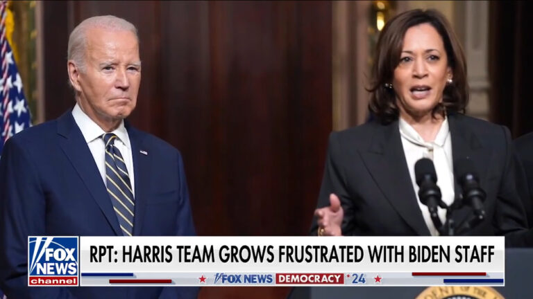 Tensions reportedly rising between Biden, Harris camps