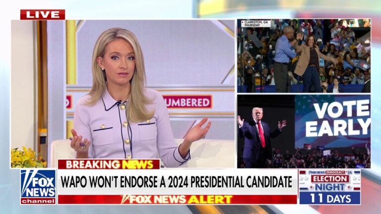 Kayleigh McEnany on WaPo refusing to endorse in 2024 race: What an insult to Kamala Harris