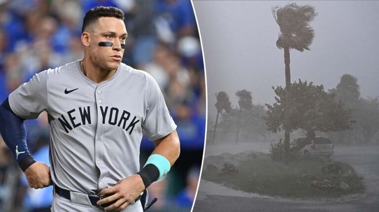 Yankees and Aaron Judge face possible Hurricane Milton damage during tense playoff run