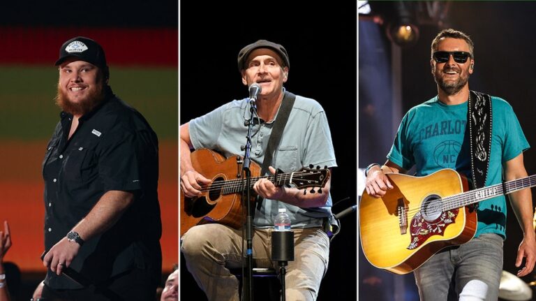 Luke Combs and Eric Church share heartwarming story of how they secured James Taylor for Concert for Carolina