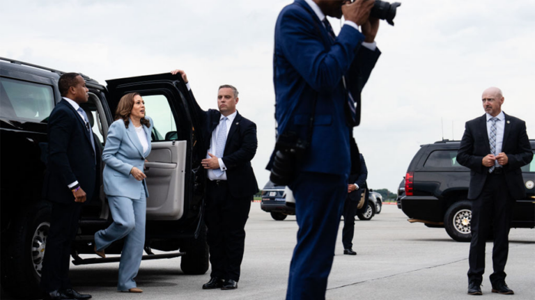 Suspected drunk driver drove wrong way toward Kamala Harris' motorcade in Milwaukee