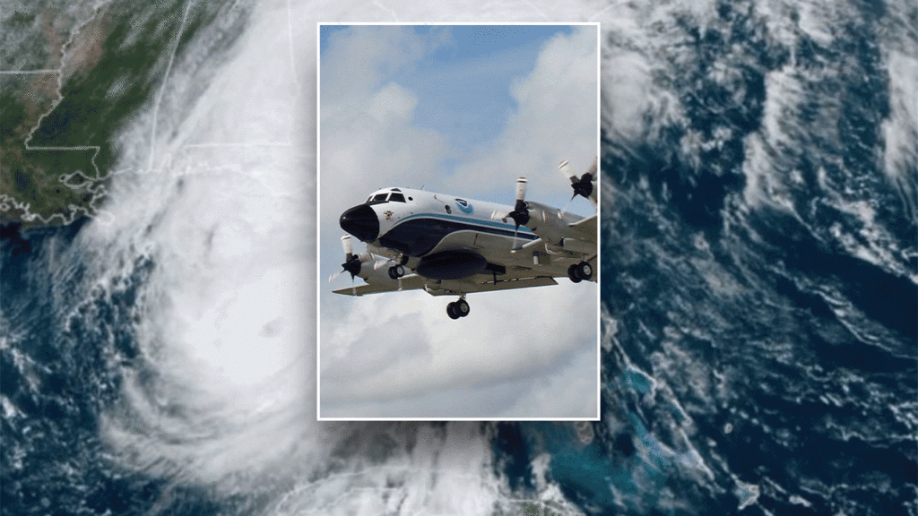 Rough ride: NOAA hurricane hunters fly into eye of Milton in heart-racing flight caught on camera