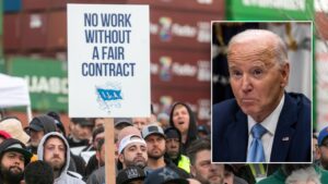 Biden will 'wreck' US economy by failing to intervene in dockworkers' port strike, GOP leader warns