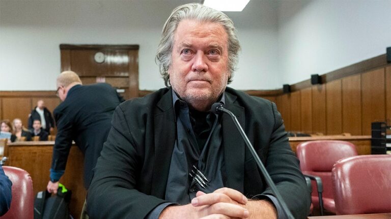 Former Trump aide Steve Bannon released from prison 1 week before Election Day